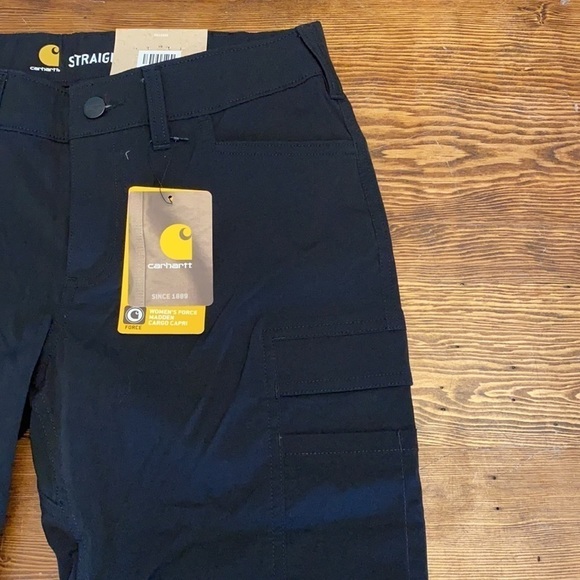 WOMEN'S Carhartt Rugged flex stretch performance Capris - Picture 2 of 5